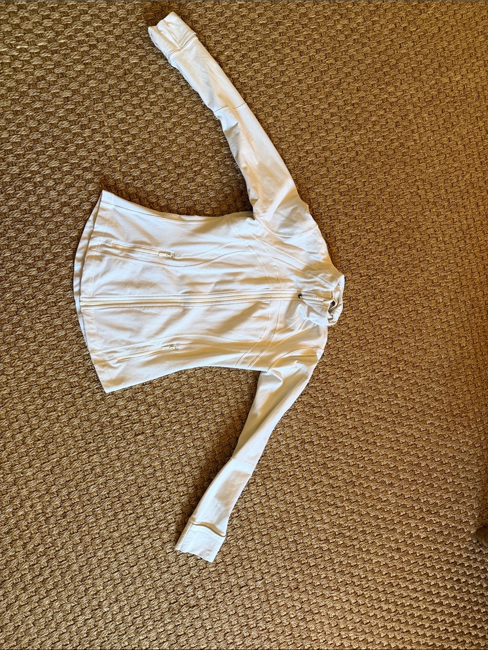 White Lululemon Define Jacket